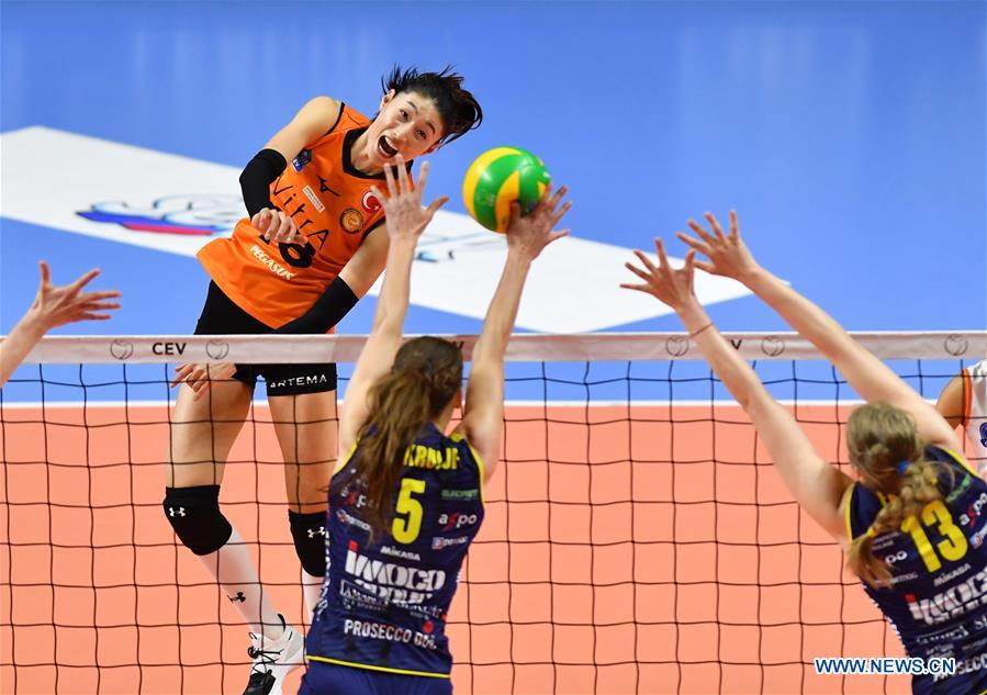 (SP)TURKEY-ISTANBUL-VOLLEYBALL-CEV CHAMPIONSHIPS LEAGUE-QUARTERFINAL