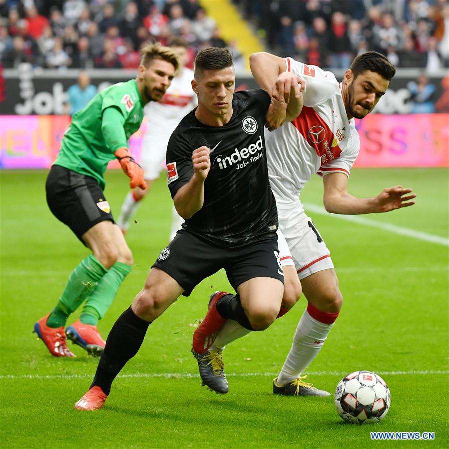 (SP)GERMANY-FRANKFURT-SOCCER-BUNDESLIGA-FRANKFURT VS STUTTGART