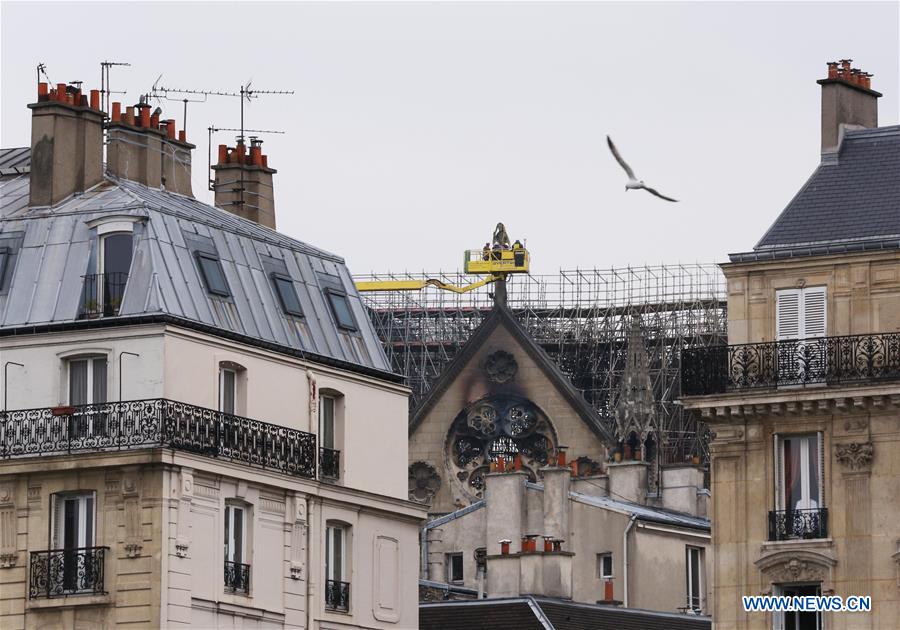 FRANCE-PARIS-NOTRE DAME CATHEDRAL-AFTERMATH