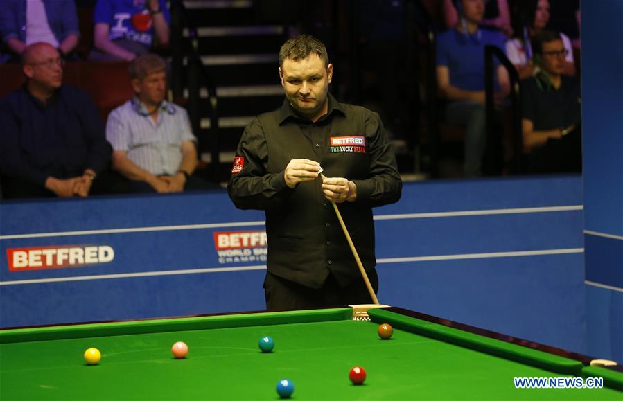 (SP)BRITAIN-SHEFFIELD-SNOOKER-WORLD CHAMPIONSHIP-DAY 2