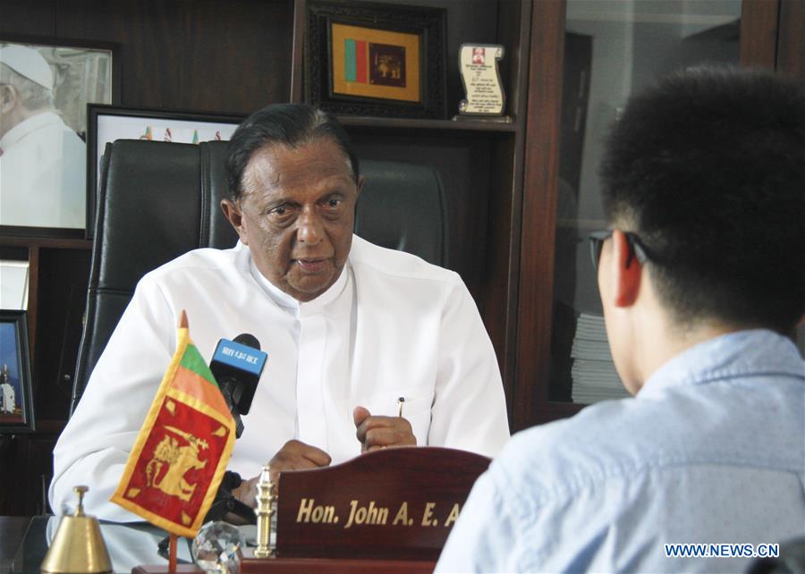 SRI LANKA-COLOMBO-BLASTS-MINISTER-INTERVIEW