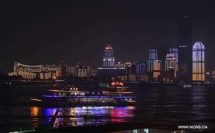 CHINA-WUHAN-LIGHT SHOW (CN)