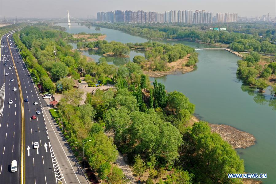 CHINA-SHANXI-TAIYUAN-FENHE RIVER-SCENERY (CN)