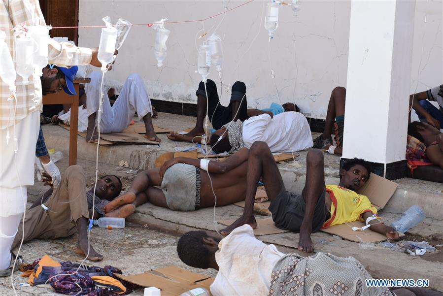 YEMEN-LAHJ-ILLEGAL IMMIGRANTS-CHOLERA