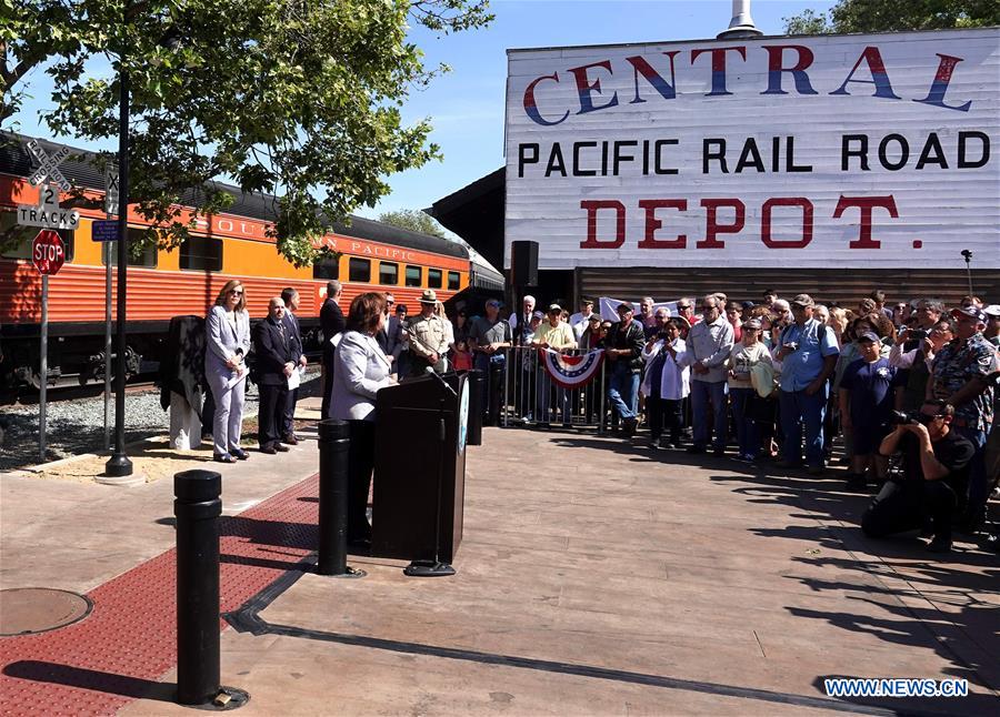 Xinhua Headlines: First U.S. transcontinental railroad shows that Americans, Chinese together can make impossible possible