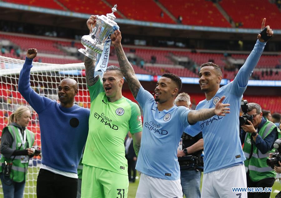 (SP)BRITAIN-LONDON-FOOTBALL-FA CUP-FINAL-MAN CITY VS WATFORD