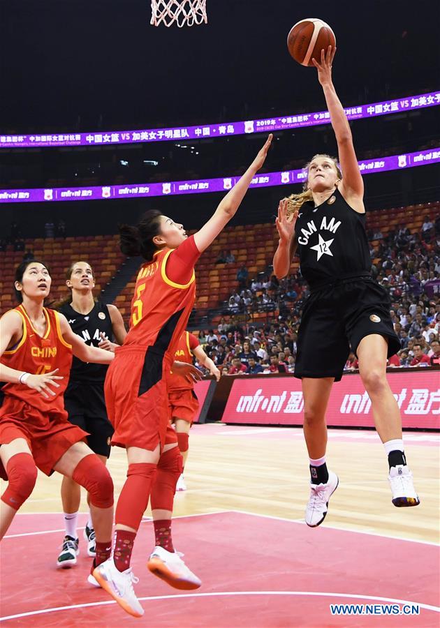 (SP)CHINA-QINGDAO-BASKETBALL-INTERNATIONAL WOMEN'S CHALLENGE