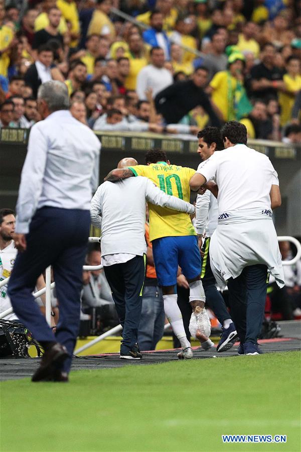 (SP)BRAZIL-BRASILIA-SOCCER-BRAZIL VS QATAR-NEYMAR