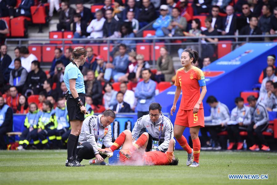 (SP)FRANCE-RENNES-2019 FIFA WOMEN'S WORLD CUP-GROUP B-GER VS CHN