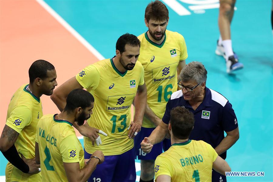 (SP)PORTUGAL-GONDOMAR-VOLLEYBALL-FIVB NATIONS LEAGUE-BRAZIL VS PORTUGAL