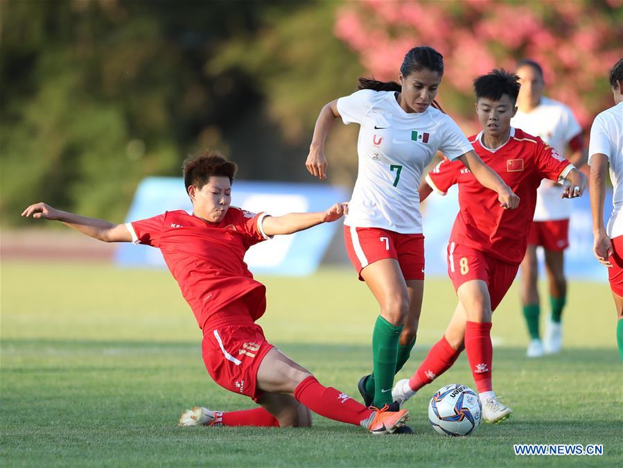 (SP)ITALY-NAPLES-SUMMER UNIVERSIADE-WOMEN'S FOOTBALL-CHN VS MEX