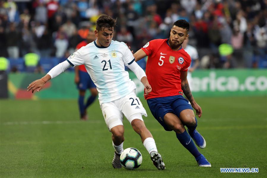 (SP)BRAZIL-SAO PAULO-FOOTBALL-COPA AMERICA 2019-ARGENTINA VS CHI