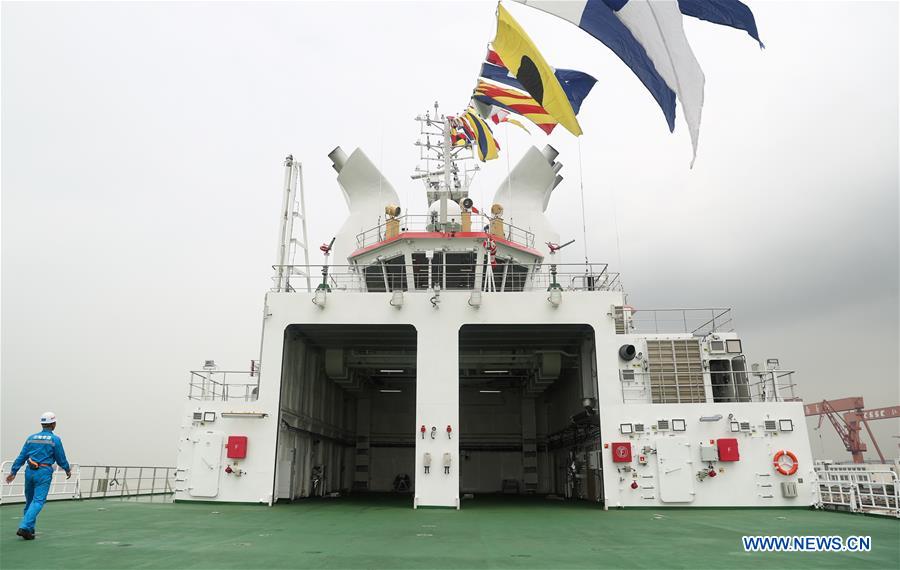 CHINA-SHANGHAI-HOMEMADE POLAR ICEBREAKER-DELIVERED (CN)