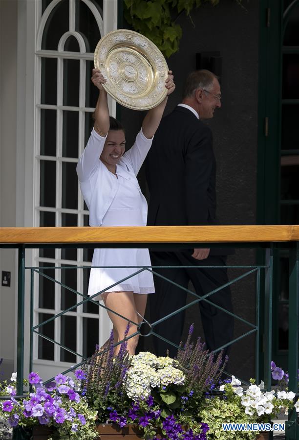 (SP)BRITAIN-LONDON-TENNIS-WIMBLEDON CHAMPIONSHIPS 2019-WOMEN'S SINGLES-FINAL