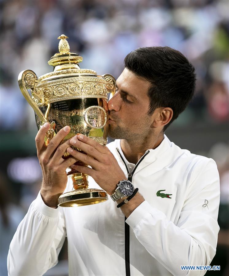 (SP)BRITAIN-LONDON-TENNIS-WIMBLEDON CHAMPIONSHIPS 2019-MEN'S SINGLES-FINAL