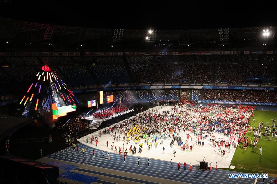 (SP)ITALY-NAPLES-SUMMER UNIVERSIADE-CLOSING CEREMONY