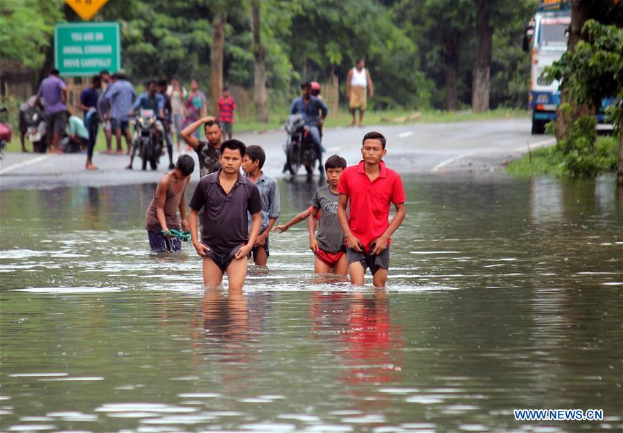 INDIA-WEATHER-FLOOD