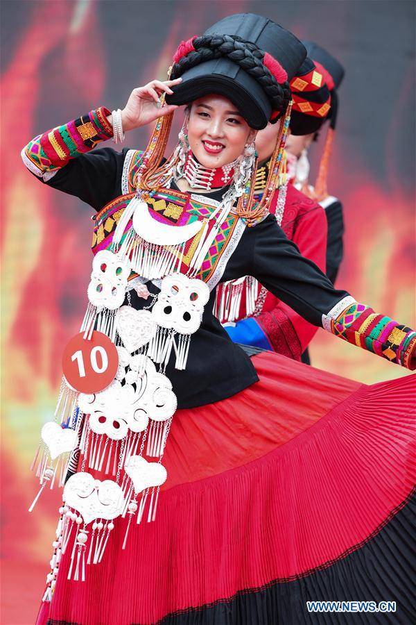 CHINA-SICHUAN-MEIGU-YI ETHNIC GROUP-BEAUTY PAGEANT (CN)