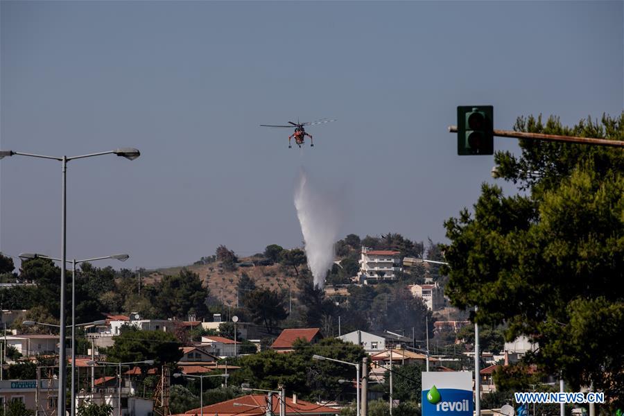 GREECE-RAFINA-WILDFIRE