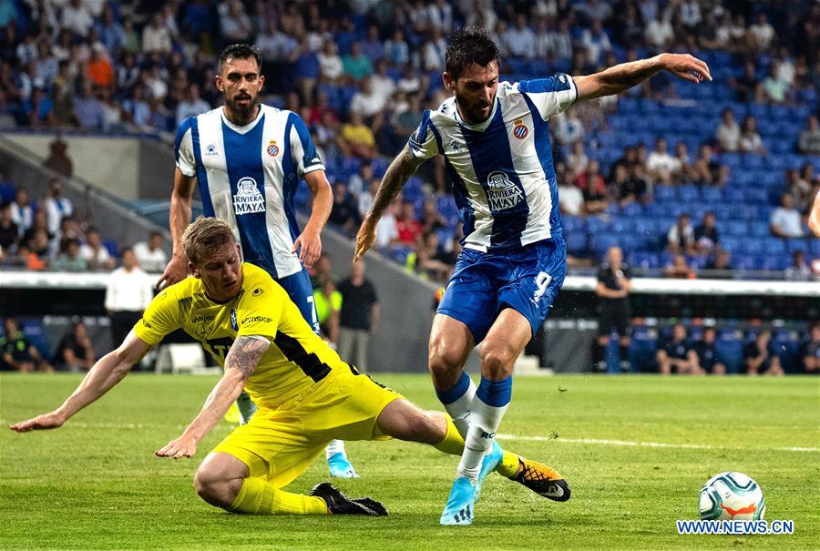 (SP)SPAIN-BARCELONA-SOCCER-EUROPA LEAGUE QUALIFIER-ESPANYOL VS STJARNAN