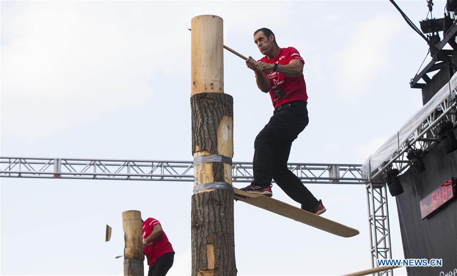 CANADA-ONTARIO-MISSISSAUGA-TIMBER SPORTS COMPETITION