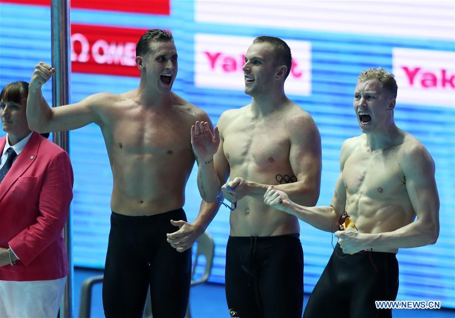 (SP)SOUTH KOREA-GWANGJU-FINA WORLD CHAMPIONSHIPS-SWIMMING-DAY 6