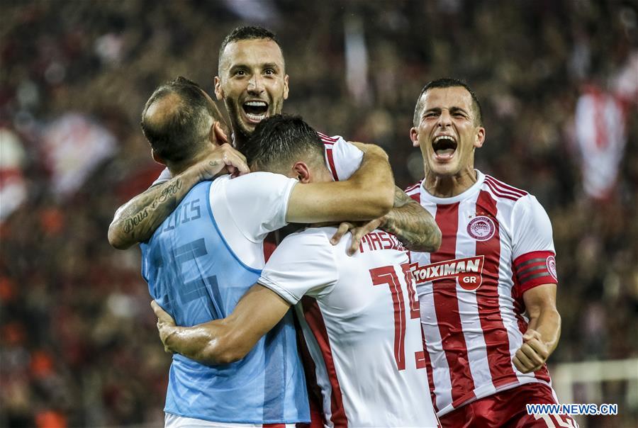 (SP)GREECE-PIRAEUS-SOCCER-UEFA CHAMPIONS LEAGUE-OLYMPIACOS VS PLZEN