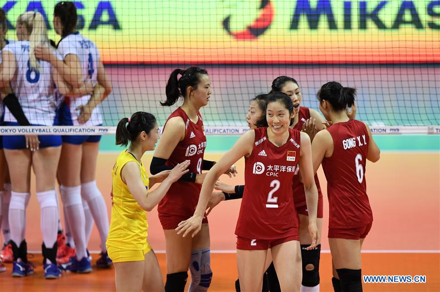 (SP)CHINA-NINGBO-FIVB-TOKYO VOLLEYBALL QUALIFICATION-CHN VS CZE