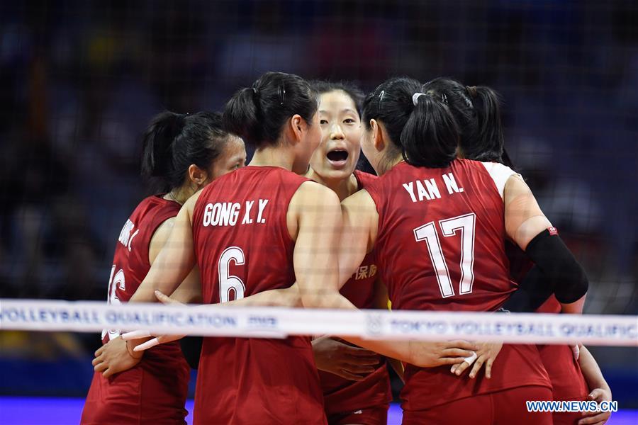 (SP)CHINA-NINGBO-FIVB-TOKYO VOLLEYBALL QUALIFICATION-CHN VS CZE