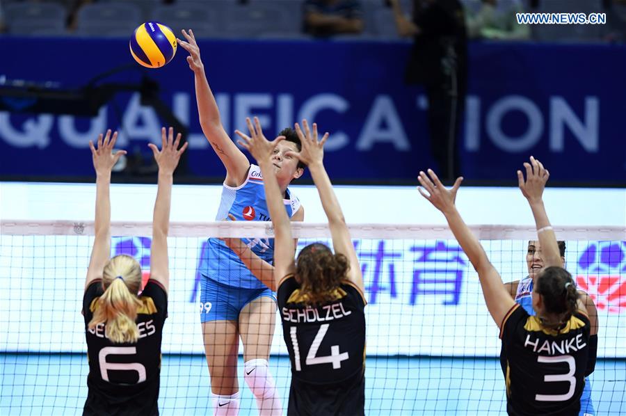 (SP)CHINA-NINGBO-FIVB-TOKYO VOLLEYBALL QUALIFICATION-TURKEY-GERMANY