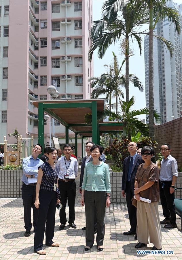 CHINA-HONG KONG-CARRIE LAM-LOK SIN TONG-TRANSITIONAL HOUSING PROJECT (CN)