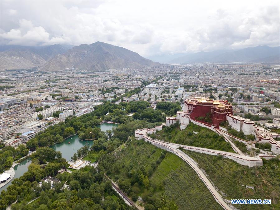 (InTibet)CHINA-TIBET-LHASA-AERIAL VIEW (CN)