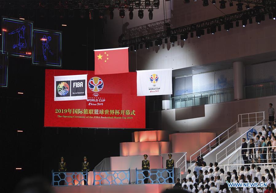 (SP) CHINA-BEIJING-FIBA BASKETBALL WORLD CUP-OPENING CEREMONY (CN)