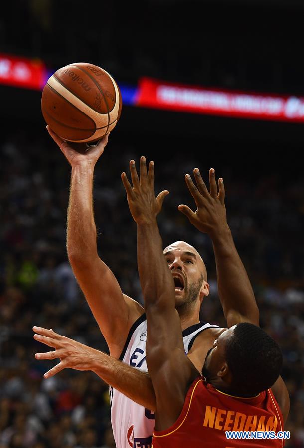 (SP)CHINA-NANJING-BASKETBALL-FIBA WORLD CUP-GROUP F-GREECE VS MONTENEGRO (CN)