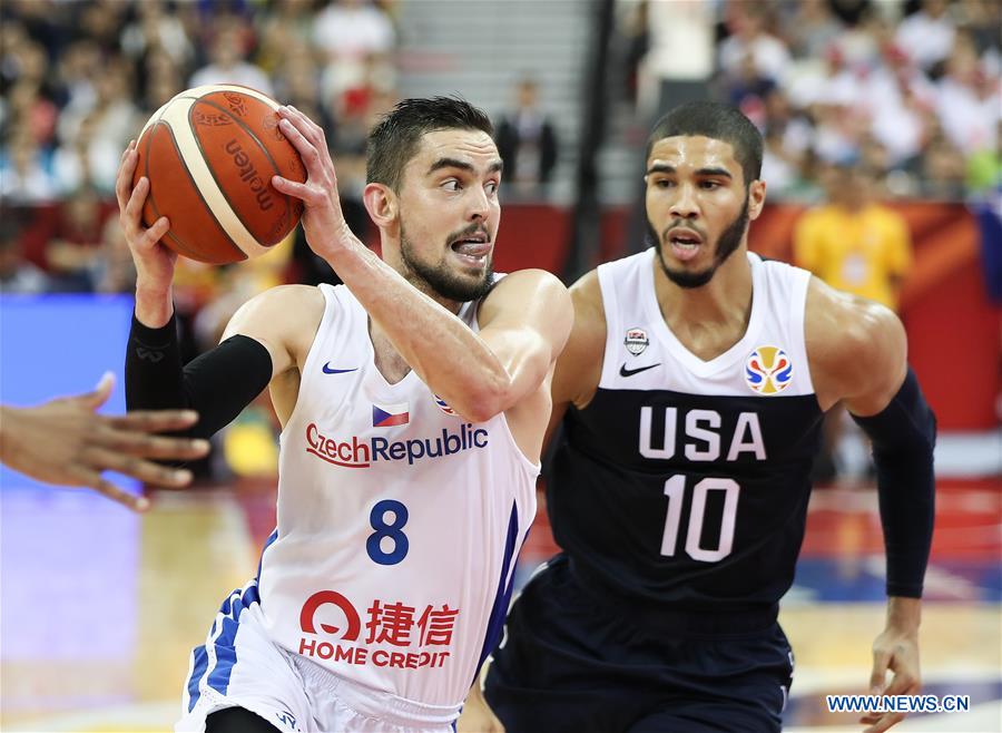 (SP)CHINA-SHANGHAI-BASKETBALL-FIBA WORLD CUP-GROUP E-UNITED STATES VS CZECH REPUBLIC (CN)