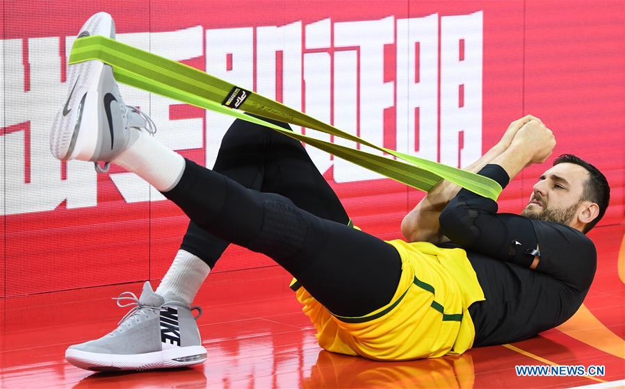 (SP)CHINA-DONGGUAN-BASKETBALL-FIBA WORLD CUP-GROUP H-AUSTRALIA VS SENEGAL (CN)