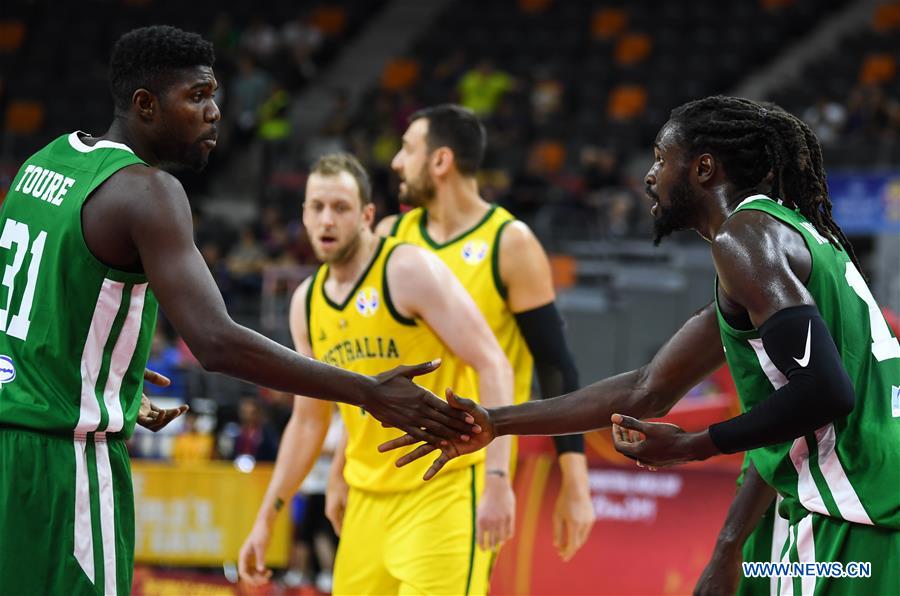 (SP)CHINA-DONGGUAN-BASKETBALL-FIBA WORLD CUP-GROUP H-AUSTRALIA VS SENEGAL (CN)