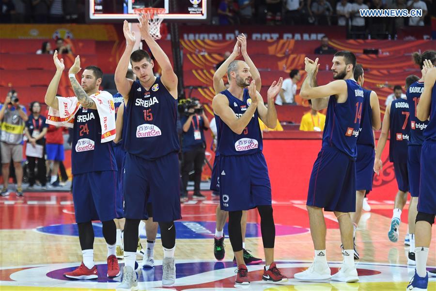 (SP)CHINA-FOSHAN-BASKETBALL-FIBA WORLD CUP-GROUP D- ITALY VS SERBIA (CN)