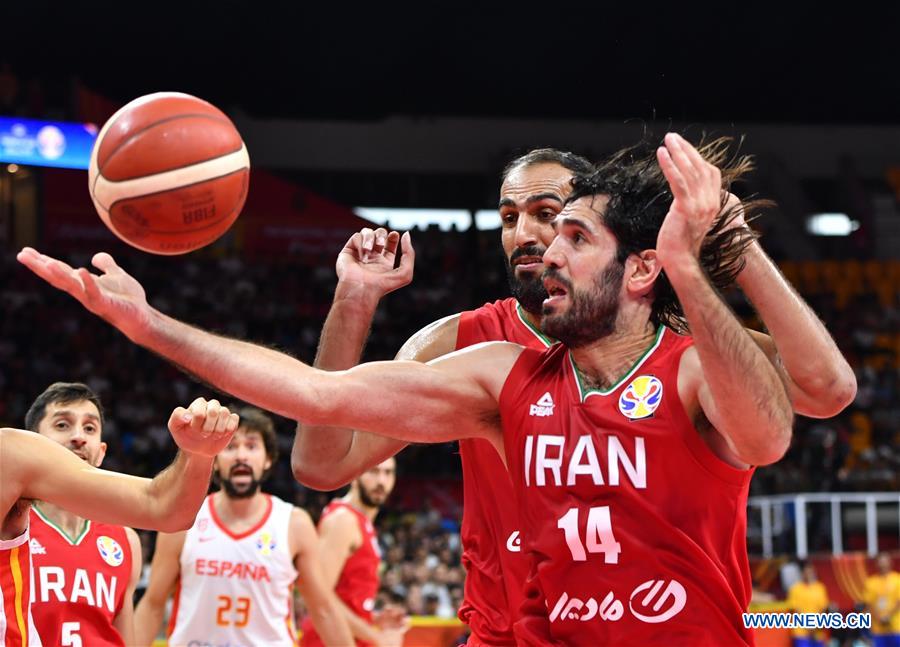 (SP)CHINA-GUANGZHOU-BASKETBALL-FIBA WORLD CUP-GROUP C-ESP VS IRI(CN)