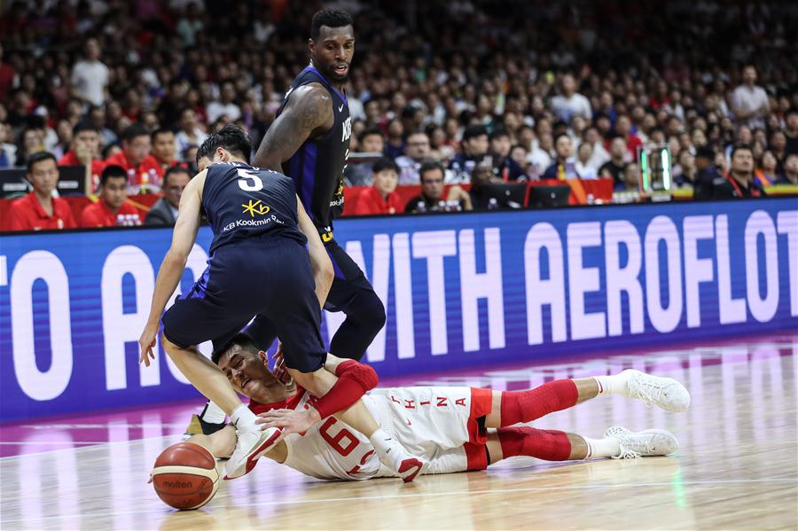 (SP)CHINA-GUANGZHOU-BASKETBALL-FIBA WORLD CUP-GROUP M-CHN VS KOR(CN)