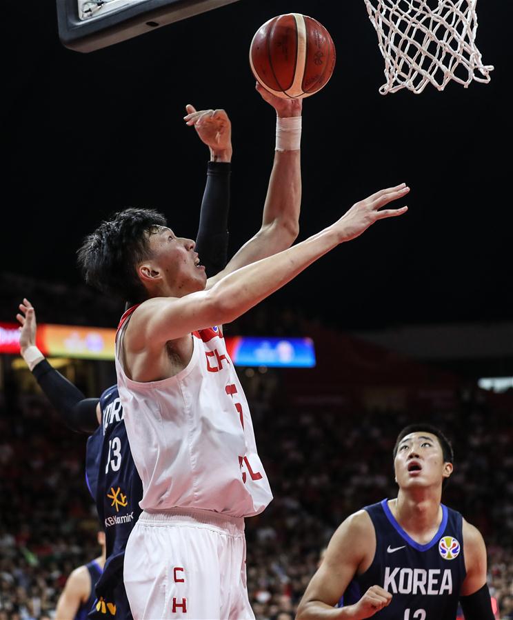 (SP)CHINA-GUANGZHOU-BASKETBALL-FIBA WORLD CUP-GROUP M-CHN VS KOR(CN)