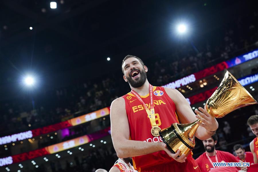 (SP)CHINA-BEIJING-BASKETBALL-FIBA WORLD CUP-ESP VS ARG (CN)