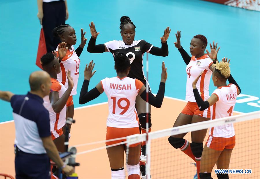 (SP)JAPAN-HAMAMATSU-VOLLEYBALL-WOMEN'S WORLD CUP-KENYA VS SERBIA