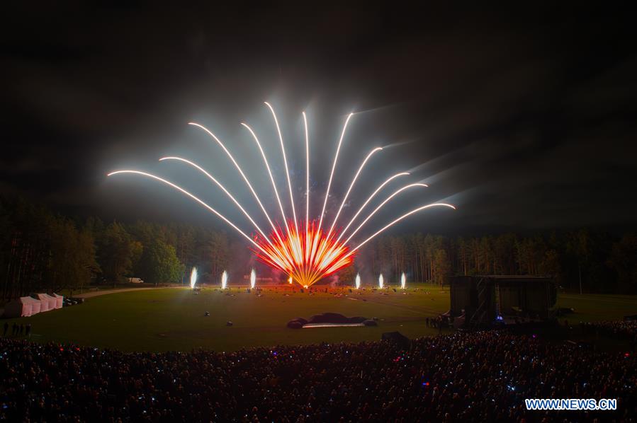 LITHUANIA-VILNIUS-INTERNATIONAL FIREWORKS SHOW