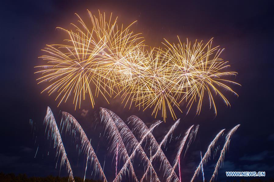 LITHUANIA-VILNIUS-INTERNATIONAL FIREWORKS SHOW