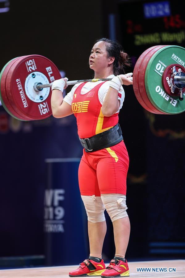 (SP)THAILAND-PATTAYA-WEIGHTLIFTING CHAMPIONSHIPS-WOMEN'S 76KG