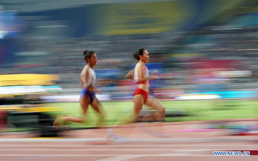 (SP)QATAR-DOHA-IAAF WORLD ATHLETICS CHAMPIONSHIPS-WOMEN'S 3,000 METRES STEEPLECHASE 