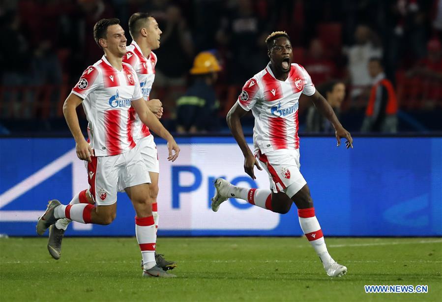 (SP)SERBIA-BELGRADE-FOOTBALL-CHAMPIONS LEAGUE-CRVENA ZVEZDA VS OLYMPIACOS