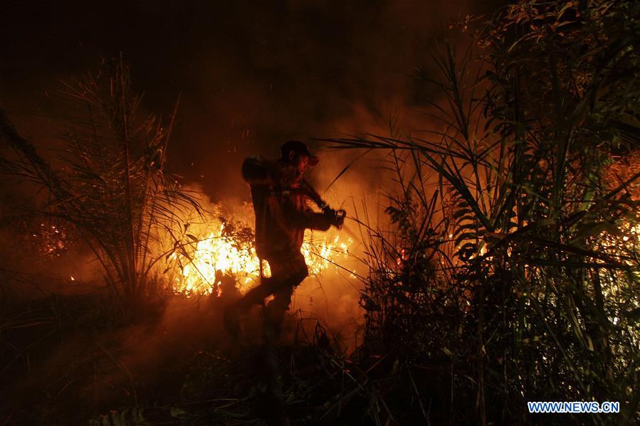 INDONESIA-RIAU-PEATLAND FIRE