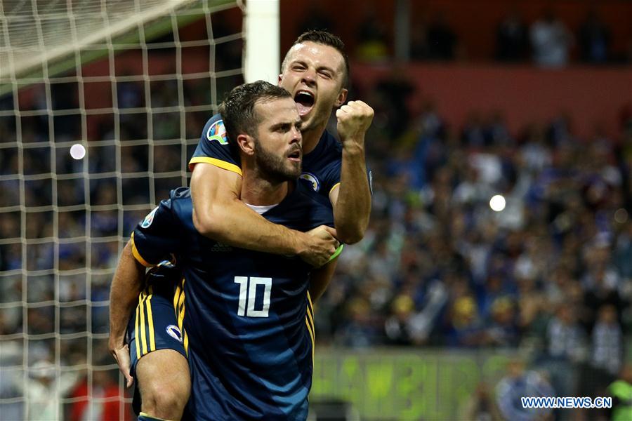 (SP)BOSNIA AND HERZEGOVINA-ZENICA-SOCCER-EURO 2020 QUALIFIER-BIH VS FINLAND